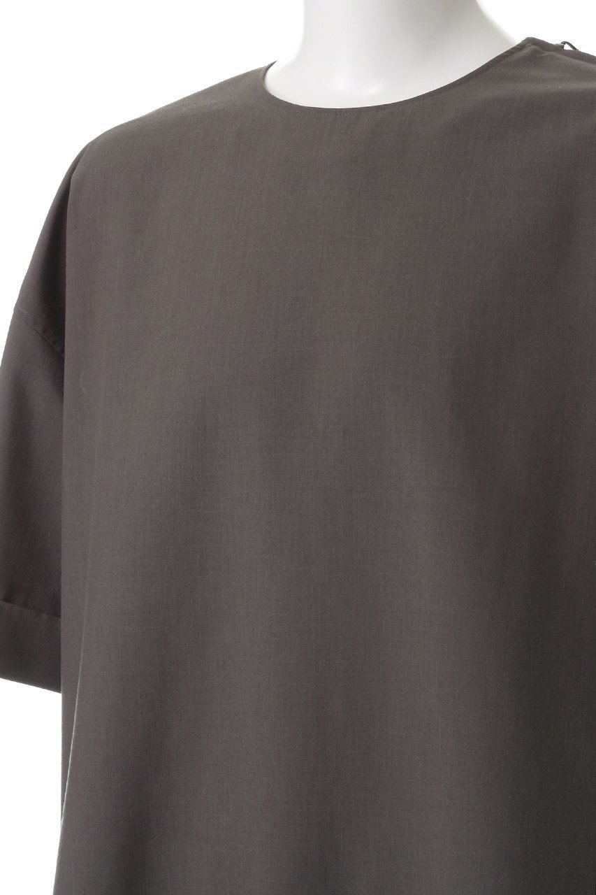 【ザ リラクス/THE RERACS / MEN】の【MEN】ショートスリーブサイドジッププルオーバーシャツ 人気、トレンドファッション・服の通販 founy(ファニー) 　ファッション　Fashion　メンズファッション　Fashion for Men　トップス・カットソー　Cut & Sew Tops　メンズシャツ　Shirts　なめらか　Smooth, Silky Texture　ショート　Short, Short Length　シンプル　Simple, Minimal　スリット　Slit, Slit Detail　スリーブ　Sleeve, Long Sleeve / Short Sleeve　ベーシック　Basic, Essential　リラックス　Relax, Relaxed Fit　定番　Standard, Basic Item　other-5|ID: prp329100004352154 ipo3291000000032854684
