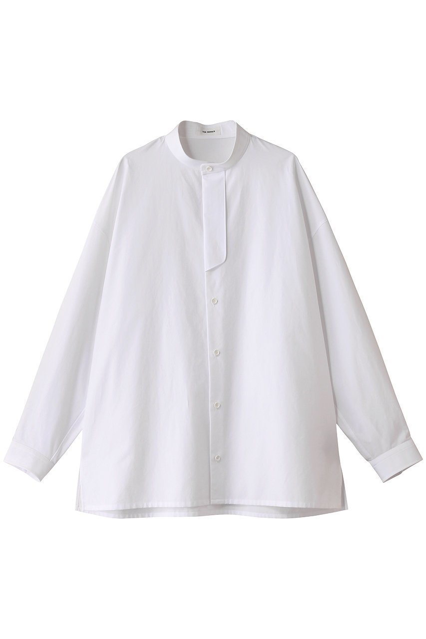 【ザ リラクス/THE RERACS / MEN】の【MEN】プラケットシャツ インテリア・キッズ・メンズ・レディースファッション・服の通販 founy(ファニー) 　ファッション　Fashion　メンズファッション　Fashion for Men　ジャケット　Jacket, Outerwear　スラックス　Slacks, Dress Pants　スリーブ　Sleeve, Long Sleeve / Short Sleeve　デニム　Denim, Jeans Material　フォーマル　Formal, Dressy　ロング　Long, Long-Length　ホワイト|ID: prp329100004352156 ipo3291000000035367019