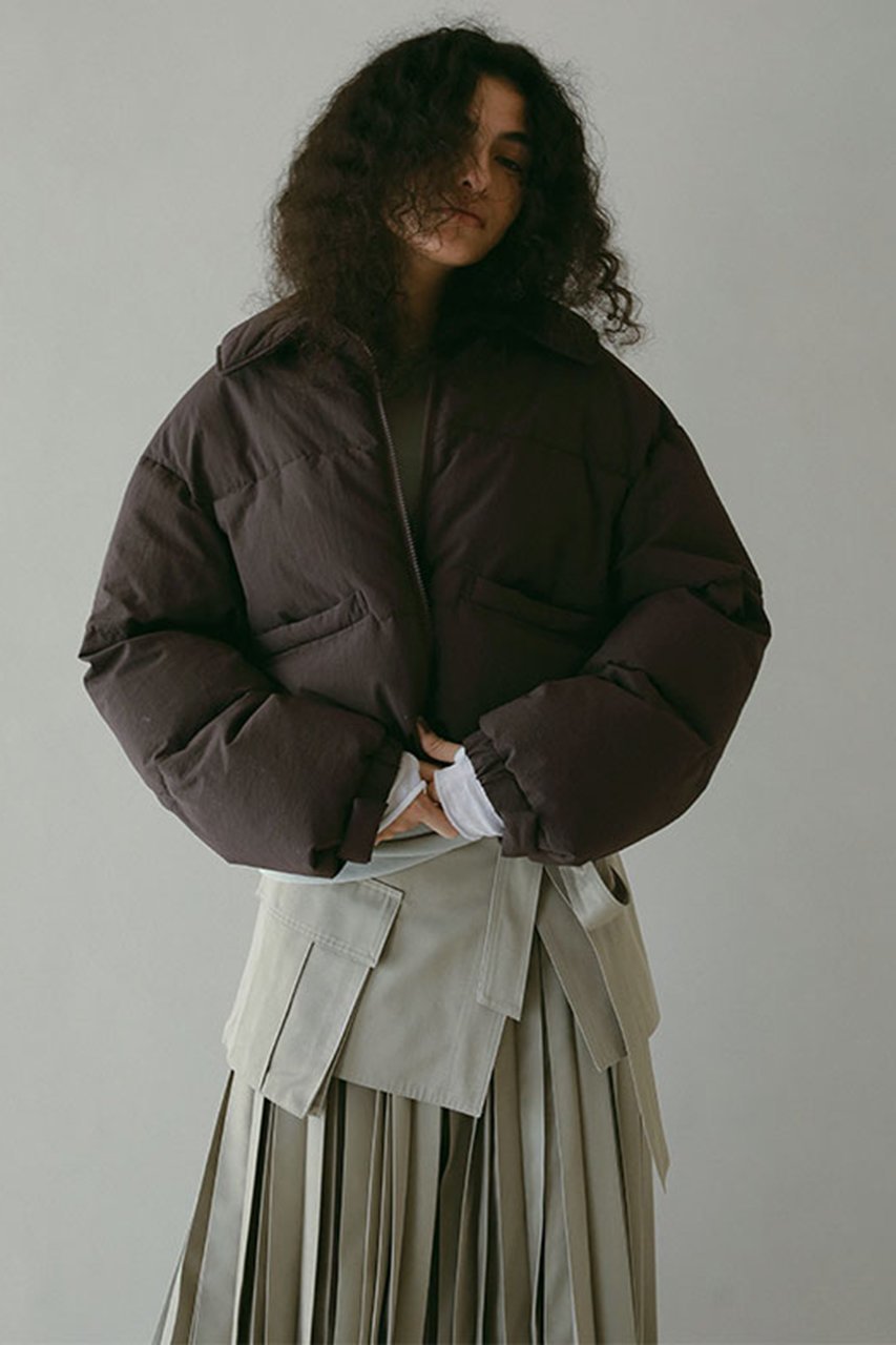 【エトレトウキョウ/ETRE TOKYO】のパディングショートブルゾン インテリア・キッズ・メンズ・レディースファッション・服の通販 founy(ファニー) 　ファッション　Fashion　レディースファッション　Fashion for Women　アウター　Coat / Outerwear Collection　レディースジャケット・軽アウター　Jackets　ブルゾンジャケット・スポーティアウター　Blouson Jackets　おすすめ　Recommended / Our Picks　グログラン　Grosgrain, Grosgrain Ribbon　コンパクト　Compact, Small Size　ショート　Short, Short Length　ジャケット　Jacket, Outerwear　スウェット / スエット　Sweatshirt, Sweatwear　ブルゾン　Blouson, Bomber Jacket　今季　This Season, Current Season　ブラウン|ID: prp329100004352163 ipo3291000000032917660