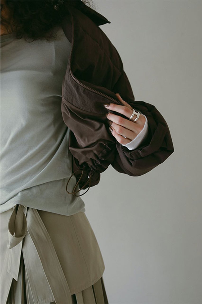 【エトレトウキョウ/ETRE TOKYO】のパディングショートブルゾン 人気、トレンドファッション・服の通販 founy(ファニー) 　ファッション　Fashion　レディースファッション　Fashion for Women　アウター　Coat / Outerwear Collection　レディースジャケット・軽アウター　Jackets　ブルゾンジャケット・スポーティアウター　Blouson Jackets　おすすめ　Recommended / Our Picks　グログラン　Grosgrain, Grosgrain Ribbon　コンパクト　Compact, Small Size　ショート　Short, Short Length　ジャケット　Jacket, Outerwear　スウェット / スエット　Sweatshirt, Sweatwear　ブルゾン　Blouson, Bomber Jacket　今季　This Season, Current Season　other-7|ID: prp329100004352163 ipo3291000000032917728