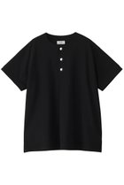 【ザ リラクス/THE RERACS / MEN】の【MEN】フロントタックヘンリーネックTシャツ ブラック|ID:prp329100004352169