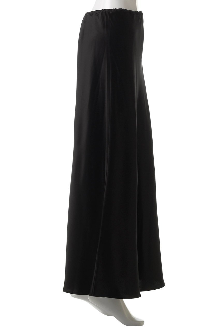 【マリリンムーン/MARILYN MOON】の【SOI-MeME】サテンリュクススカート 人気、トレンドファッション・服の通販 founy(ファニー) 　ファッション　Fashion　レディースファッション　Fashion for Women　スカート　Skirts　ロングスカート　Long Skirts / Maxi & Midi Skirts　サテン　Satin, Glossy Fabric　シンプル　Simple, Minimal　トレンド　Trend, Trending Now　バルーン　Balloon, Balloon Silhouette　フレア　Flare, Flared　リブニット　Rib Knit, Ribbed Knit　リュクス　Luxury, Elegant, High-End, Chic　ロング　Long, Long-Length　other-3|ID: prp329100004352175 ipo3291000000035713952