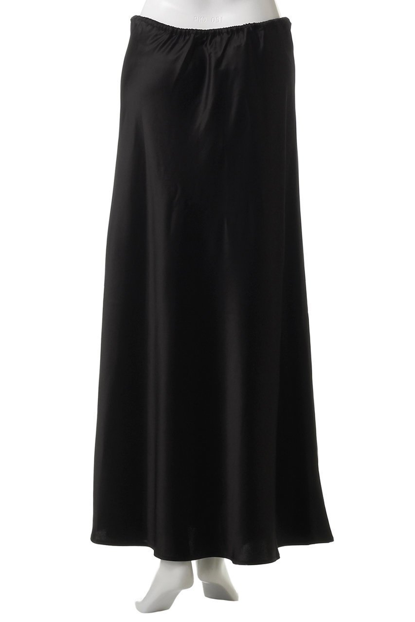 【マリリンムーン/MARILYN MOON】の【SOI-MeME】サテンリュクススカート 人気、トレンドファッション・服の通販 founy(ファニー) 　ファッション　Fashion　レディースファッション　Fashion for Women　スカート　Skirts　ロングスカート　Long Skirts / Maxi & Midi Skirts　サテン　Satin, Glossy Fabric　シンプル　Simple, Minimal　トレンド　Trend, Trending Now　バルーン　Balloon, Balloon Silhouette　フレア　Flare, Flared　リブニット　Rib Knit, Ribbed Knit　リュクス　Luxury, Elegant, High-End, Chic　ロング　Long, Long-Length　other-4|ID: prp329100004352175 ipo3291000000035713953