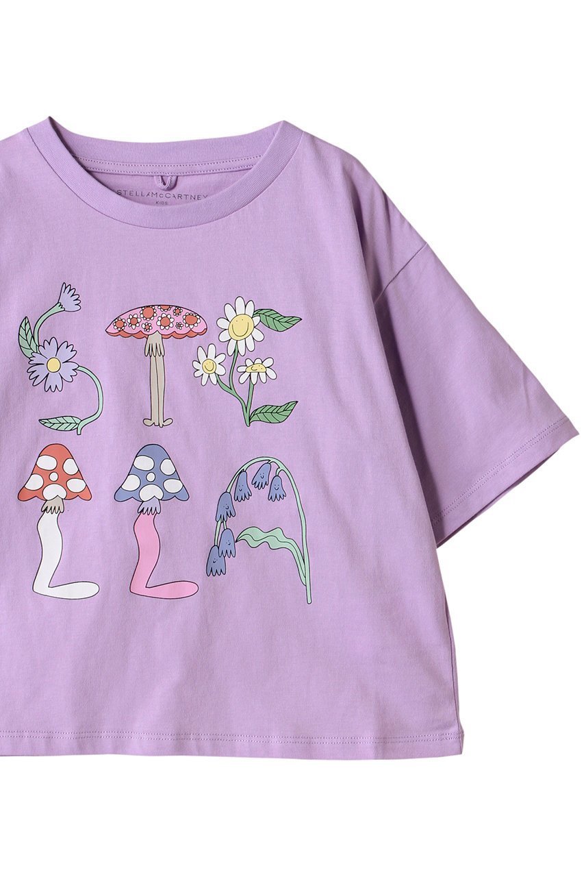【ステラ マッカートニー/STELLA McCARTNEY / KIDS】の【KIDS】プリントTシャツ 人気、トレンドファッション・服の通販 founy(ファニー) 　ファッション　Fashion　キッズファッション　Fashion for Kids　トップス・カットソー　Cut & Sew Tops　おすすめ　Recommended / Our Picks　ギフト プレゼント　Gift / Present　シンプル　Simple, Minimal　プリント　Print, Printed Pattern　other-3|ID: prp329100004352187 ipo3291000000032846834