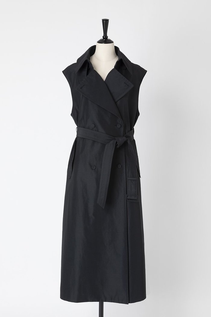 【オーヴィル/EAUVIRE】のロングトレンチジレ インテリア・キッズ・メンズ・レディースファッション・服の通販 founy(ファニー) https://founy.com/ ファッション Fashion レディースファッション WOMEN アウター Coat Outerwear ジャケット Jackets カシミア Cashmere キルト Quilt ジャケット Jacket タフタ Taffeta トレンチ Trench ベスト Vest ミックス Mix ライナー Liner |ID: prp329100004352188 ipo3291000000030393969