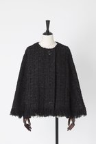 【オーヴィル/EAUVIRE】のフリンジケープジャケット 人気、トレンドファッション・服の通販 founy(ファニー) ファッション Fashion レディースファッション WOMEN アウター Coat Outerwear ジャケット Jackets シルク Silk ジャケット Jacket セットアップ Set Up ツィード Tweed ツイード Tweed フランス France フリンジ Fringe 別注 Special Order NEW・新作・新着・新入荷 New Arrivals thumbnail ブラック|ID: prp329100004352190 ipo3291000000030393975