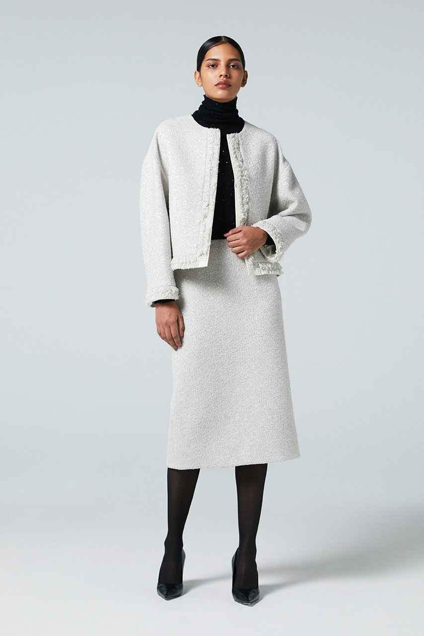 【オーヴィル/EAUVIRE】のストレートスカート 人気、トレンドファッション・服の通販 founy(ファニー) 　ファッション　Fashion　レディースファッション　WOMEN　スカート　Skirt　ジャケット　Jacket　ストレート　Straight　セットアップ　Set Up　タイトスカート　Tight Skirt　ツイード　Tweed　other-7|ID: prp329100004352191 ipo3291000000031349882