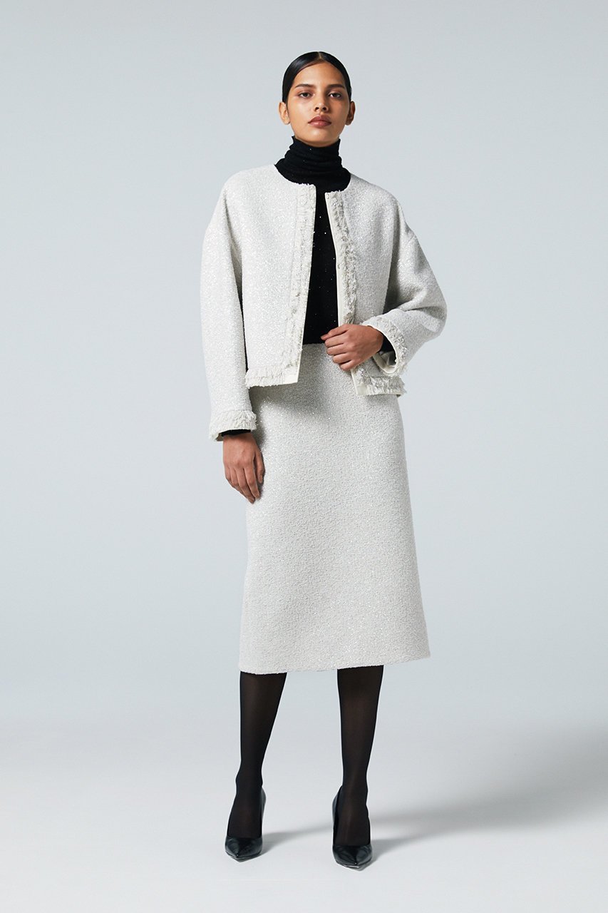 【オーヴィル/EAUVIRE】のストレートスカート 人気、トレンドファッション・服の通販 founy(ファニー) 　ファッション　Fashion　レディースファッション　Fashion for Women　スカート　Skirts　ジャケット　Jacket, Outerwear　ストレート　Straight, Straight Cut　セットアップ　Set-Up, Coordinated Outfit　タイトスカート　Pencil Skirt, Tight Skirt　ツイード　Twill, Twill Weave　other-7|ID: prp329100004352191 ipo3291000000035813673