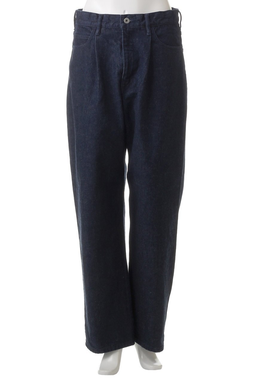 【エビコン/EVCON】の【UNISEX】1TUCK BAGGY DENIM/デニム 人気、トレンドファッション・服の通販 founy(ファニー) 　ファッション　Fashion　レディースファッション　Fashion for Women　パンツ　Pants & Trousers　デニムパンツ・ジーンズ・美脚デニム　Denim Jeans & Pants　ユニセックス　Unisex, Genderless　デニム　Denim, Jeans Material　トレンド　Trend, Trending Now　リブニット　Rib Knit, Ribbed Knit　今季　This Season, Current Season　other-2|ID: prp329100004352198 ipo3291000000032937757