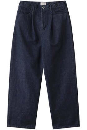 【エビコン/EVCON】 【UNISEX】1TUCK BAGGY DENIM/デニム人気、トレンドファッション・服の通販 founy(ファニー) ファッション Fashion レディースファッション Fashion for Women パンツ Pants & Trousers デニムパンツ・ジーンズ・美脚デニム Denim Jeans & Pants ユニセックス Unisex, Genderless デニム Denim, Jeans Material トレンド Trend, Trending Now リブニット Rib Knit, Ribbed Knit 今季 This Season, Current Season |ID:prp329100004352198