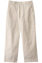 【エビコン/EVCON】の【UNISEX】COTTON FATIGUE PANTS/パンツ 人気、トレンドファッション・服の通販 founy(ファニー) ファッション Fashion レディースファッション Fashion for Women パンツ Pants & Trousers ユニセックス Unisex, Genderless シンプル Simple, Minimal ストレート Straight, Straight Cut ロング Long, Long-Length ワイド Wide, Wide Fit thumbnail OFF WHITE|ID: prp329100004352199 ipo3291000000032937807