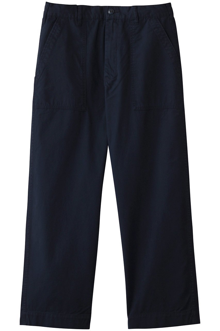 【エビコン/EVCON】の【UNISEX】COTTON FATIGUE PANTS/パンツ インテリア・キッズ・メンズ・レディースファッション・服の通販 founy(ファニー) 　ファッション　Fashion　レディースファッション　Fashion for Women　パンツ　Pants & Trousers　ユニセックス　Unisex, Genderless　シンプル　Simple, Minimal　ストレート　Straight, Straight Cut　ロング　Long, Long-Length　ワイド　Wide, Wide Fit　D.NAVY|ID: prp329100004352199 ipo3291000000032937825