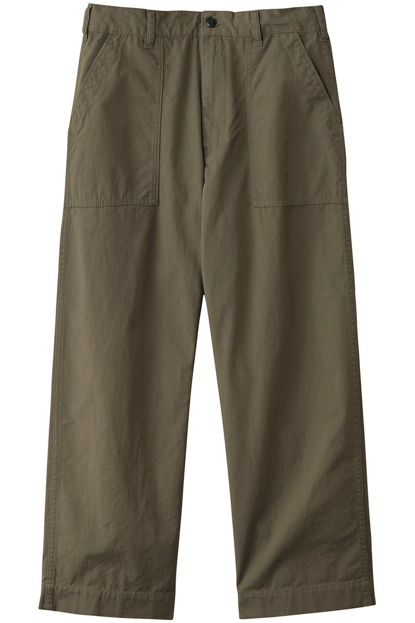 【エビコン/EVCON】の【UNISEX】COTTON FATIGUE PANTS/パンツ インテリア・キッズ・メンズ・レディースファッション・服の通販 founy(ファニー) 　ファッション　Fashion　レディースファッション　Fashion for Women　パンツ　Pants & Trousers　ユニセックス　Unisex, Genderless　シンプル　Simple, Minimal　ストレート　Straight, Straight Cut　ロング　Long, Long-Length　ワイド　Wide, Wide Fit　KHAKI|ID: prp329100004352199 ipo3291000000034957917