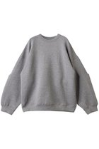 【シュタイン/ssstein / MEN】の【MEN】COTTON DOUBLE KNIT TUCKED CREW NECK LS トップグレー|ID: prp329100004352200 ipo3291000000032954064