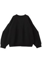 【シュタイン/ssstein / MEN】の【MEN】COTTON DOUBLE KNIT TUCKED CREW NECK LS ブラック|ID: prp329100004352200 ipo3291000000032954067