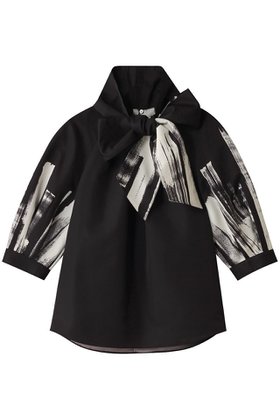 【エムフィル/M Fil】のBrushed プリント タックコクーン ブラウス 人気、トレンドファッション・服の通販 founy(ファニー) ファッション Fashion レディースファッション Fashion for Women トップス・カットソー Cut & Sew Tops シャツ・ブラウス・オフィスカジュアル Elegant Blouses & Button-Ups コンシャス Conscious, Bodycon スリーブ Sleeve, Long Sleeve / Short Sleeve プリント Print, Printed Pattern ロング Long, Long-Length |ID:prp329100004352205