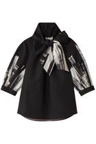 【エムフィル/M Fil】のBrushed プリント タックコクーン ブラウス 人気、トレンドファッション・服の通販 founy(ファニー) ファッション Fashion レディースファッション Fashion for Women トップス・カットソー Cut & Sew Tops シャツ・ブラウス・オフィスカジュアル Elegant Blouses & Button-Ups コンシャス Conscious, Bodycon スリーブ Sleeve, Long Sleeve / Short Sleeve プリント Print, Printed Pattern ロング Long, Long-Length thumbnail ブラック|ID: prp329100004352205 ipo3291000000032872715
