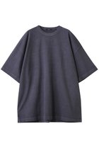 【イレーヴ/YLEVE / MEN】の【MEN】オープンエンド COTTON PIGMENT DYE Tシャツ ネイビー|ID:prp329100004352207