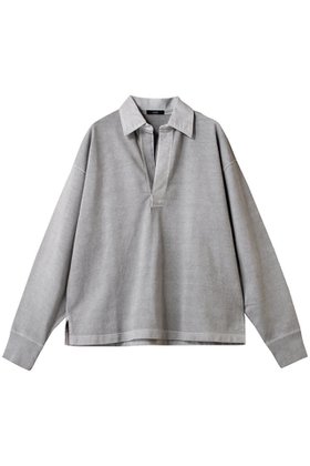 【イレーヴ/YLEVE】 オープンエンドCOTTON PIGMENT DYE スキッパー プルオーバー人気、トレンドファッション・服の通販 founy(ファニー) ファッション Fashion レディースファッション WOMEN トップス・カットソー Tops/Tshirt シャツ/ブラウス Shirts/Blouses ロング / Tシャツ T-Shirts プルオーバー Pullover カットソー Cut and Sewn 2025年 2025 2025春夏・S/S Ss,Spring/Summer,2025 シンプル Simple スキッパー Skipper スリーブ Sleeve ロング Long 夏 Summer 定番 Standard 春 Spring S/S・春夏 Ss・Spring/Summer |ID:prp329100004352210