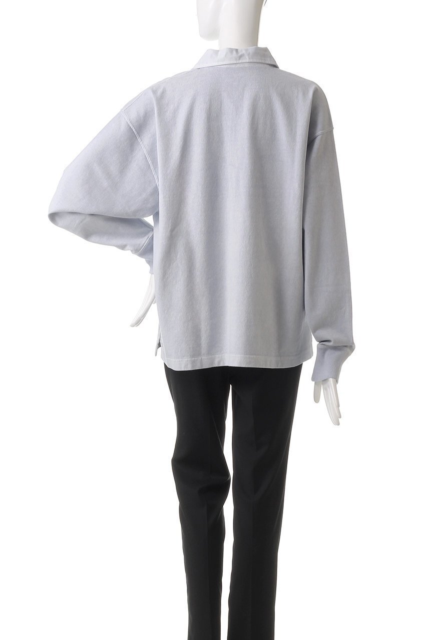 【イレーヴ/YLEVE】のオープンエンドCOTTON PIGMENT DYE スキッパー プルオーバー 人気、トレンドファッション・服の通販 founy(ファニー) 　ファッション　Fashion　レディースファッション　WOMEN　トップス・カットソー　Tops/Tshirt　シャツ/ブラウス　Shirts/Blouses　ロング / Tシャツ　T-Shirts　プルオーバー　Pullover　カットソー　Cut and Sewn　シンプル　Simple　スキッパー　Skipper　スリーブ　Sleeve　ロング　Long　定番　Standard　other-4|ID: prp329100004352210 ipo3291000000031350084