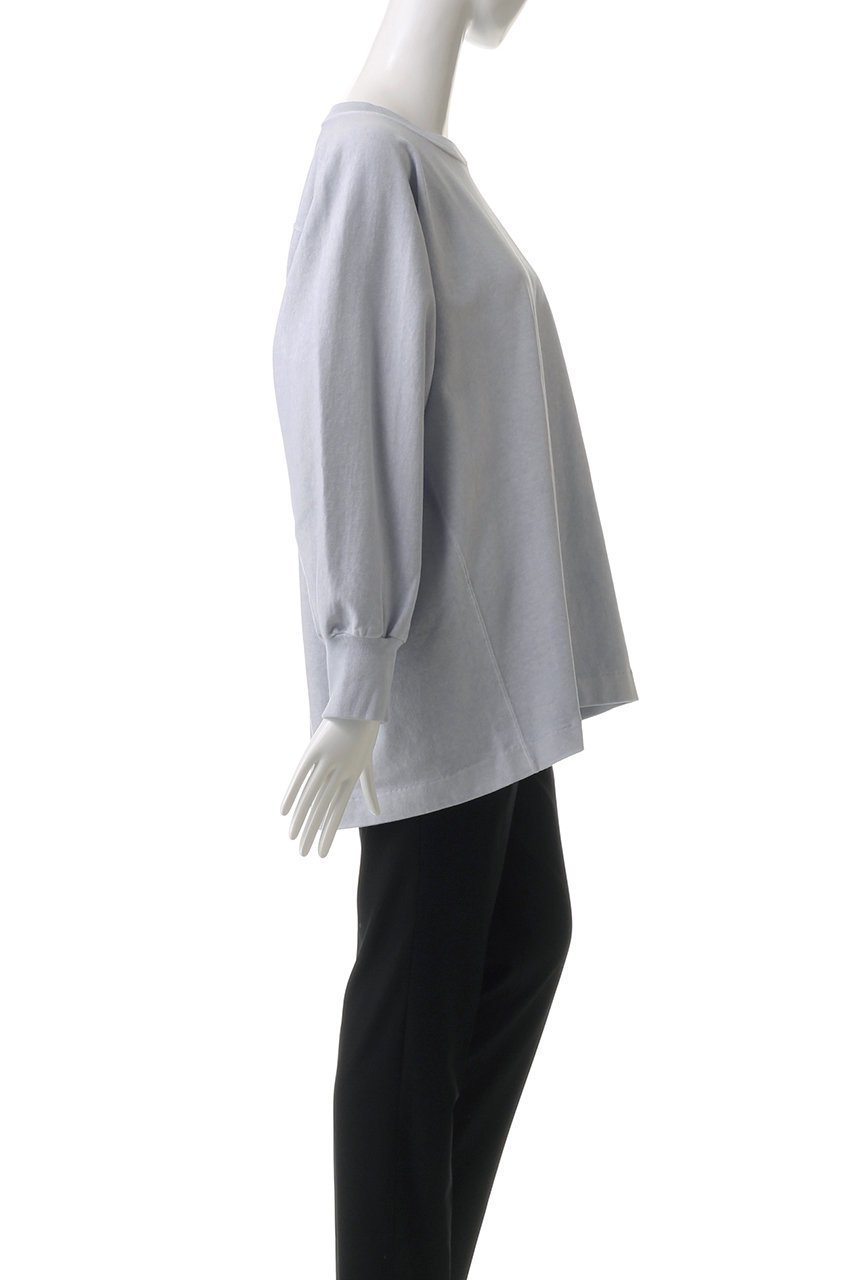 【イレーヴ/YLEVE】のオープンエンド COTTON PIGMENT DYE プルオーバー 人気、トレンドファッション・服の通販 founy(ファニー) 　ファッション　Fashion　レディースファッション　Fashion for Women　トップス・カットソー　Cut & Sew Tops　シャツ・ブラウス・オフィスカジュアル　Elegant Blouses & Button-Ups　ロングTシャツ・Tシャツ　Longline T-Shirts & Tees　カジュアルプルオーバー・ニットトップス　Pullovers & Knit Tops / Casual Pullovers　カットソー・ベーシックTシャツ　Cut-and-Sewn Tops / Stretch Tees & Basics　スリーブ　Sleeve, Long Sleeve / Short Sleeve　ルーズ　Loose, Oversized　ロング　Long, Long-Length　定番　Standard, Basic Item　other-3|ID: prp329100004352211 ipo3291000000032797200