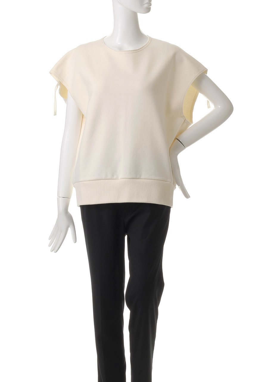 【チノ/CINOH】のHELENE スリーブレススウェットプルオーバー 人気、トレンドファッション・服の通販 founy(ファニー) 　ファッション　Fashion　レディースファッション　Fashion for Women　トップス・カットソー　Cut & Sew Tops　シャツ・ブラウス・オフィスカジュアル　Elegant Blouses & Button-Ups　レディースパーカー・カジュアルフーディー　Casual Hoodies & Sweatshirts　ロングTシャツ・Tシャツ　Longline T-Shirts & Tees　カジュアルプルオーバー・ニットトップス　Pullovers & Knit Tops / Casual Pullovers　スウェット・クルーネックトップス　Sweatshirts & Crewnecks / Relaxed Fit Sweat Tops　カットソー・ベーシックTシャツ　Cut-and-Sewn Tops / Stretch Tees & Basics　ショート　Short, Short Length　ストライプ　Stripe, Striped Pattern　スリーブ　Sleeve, Long Sleeve / Short Sleeve　other-2|ID: prp329100004352213 ipo3291000000032811337