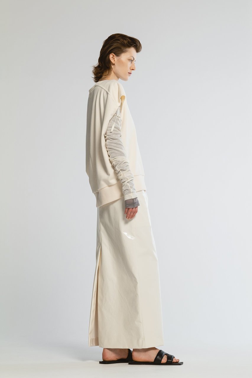 【チノ/CINOH】のHELENE スリーブレススウェットプルオーバー 人気、トレンドファッション・服の通販 founy(ファニー) 　ファッション　Fashion　レディースファッション　Fashion for Women　トップス・カットソー　Cut & Sew Tops　シャツ・ブラウス・オフィスカジュアル　Elegant Blouses & Button-Ups　レディースパーカー・カジュアルフーディー　Casual Hoodies & Sweatshirts　ロングTシャツ・Tシャツ　Longline T-Shirts & Tees　カジュアルプルオーバー・ニットトップス　Pullovers & Knit Tops / Casual Pullovers　スウェット・クルーネックトップス　Sweatshirts & Crewnecks / Relaxed Fit Sweat Tops　カットソー・ベーシックTシャツ　Cut-and-Sewn Tops / Stretch Tees & Basics　ショート　Short, Short Length　ストライプ　Stripe, Striped Pattern　スリーブ　Sleeve, Long Sleeve / Short Sleeve　other-6|ID: prp329100004352213 ipo3291000000032811341