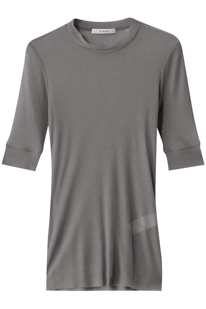 【チノ/CINOH】のテンセルカシミヤリブTシャツ インテリア・キッズ・メンズ・レディースファッション・服の通販 founy(ファニー) https://founy.com/ ファッション Fashion レディースファッション WOMEN トップス・カットソー Tops/Tshirt シャツ/ブラウス Shirts/Blouses ロング / Tシャツ T-Shirts カットソー Cut and Sewn カシミヤ Cashmere シアー Sheer ショート Short シルク Silk スリーブ Sleeve テレコ Tereko エレガント 上品 Elegant |ID: prp329100004352214 ipo3291000000030394055