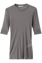 【チノ/CINOH】のテンセルカシミヤリブTシャツ チャコールグレー|ID: prp329100004352214 ipo3291000000032811345
