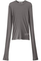 【チノ/CINOH】のテンセルカシミヤリブロングスリーブTシャツ チャコールグレー|ID: prp329100004352215 ipo3291000000032881755