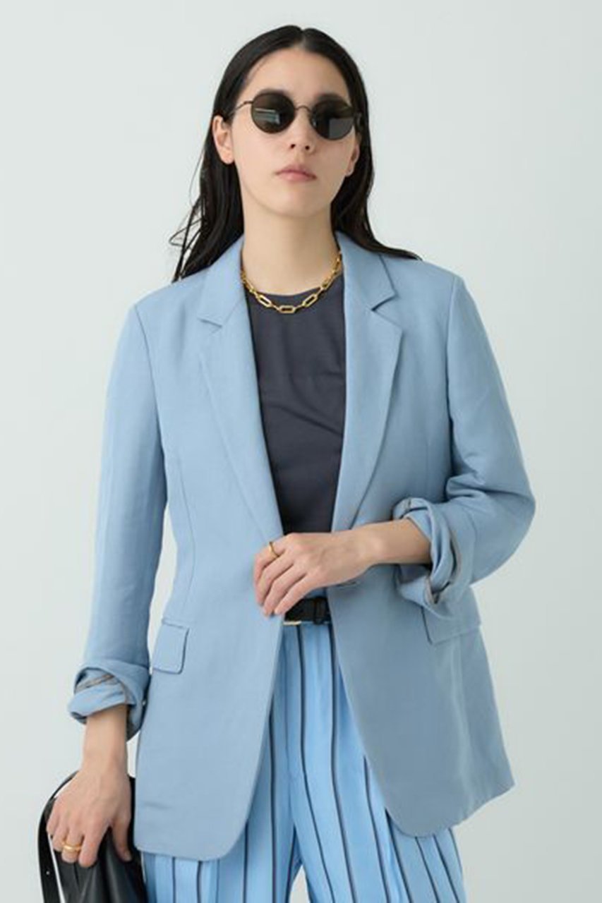 【カオス/Chaos】のシャウエンジャケット 人気、トレンドファッション・服の通販 founy(ファニー) 　ファッション　Fashion　レディースファッション　Fashion for Women　アウター　Coat / Outerwear Collection　レディースジャケット・軽アウター　Jackets　シルケット　Silket, Silky Cotton　ジャケット　Jacket, Outerwear　スマート　Smart, Elegant　ダブル　Double, Double-Breasted　フォーマル　Formal, Dressy　再入荷　Restock / Back in Stock　吸水　Absorbent, Quick-Dry　other-2|ID: prp329100004352226 ipo3291000000032703236