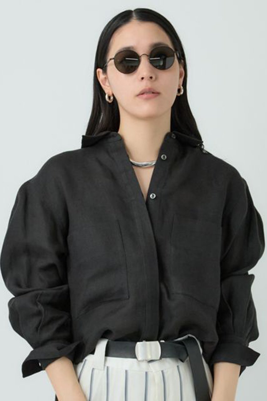 【カオス/Chaos】のマルタシャツ 人気、トレンドファッション・服の通販 founy(ファニー) 　ファッション　Fashion　レディースファッション　Fashion for Women　トップス・カットソー　Cut & Sew Tops　シャツ・ブラウス・オフィスカジュアル　Elegant Blouses & Button-Ups　ショート　Short, Short Length　スリーブ　Sleeve, Long Sleeve / Short Sleeve　フレンチ　French, French Style　メッシュ　Mesh, Net Fabric　リネン　Linen, Linen Fabric　ロング　Long, Long-Length　ワッフル　Waffle, Waffle Knit　吸水　Absorbent, Quick-Dry　夏　Summer　other-2|ID: prp329100004352227 ipo3291000000032850170