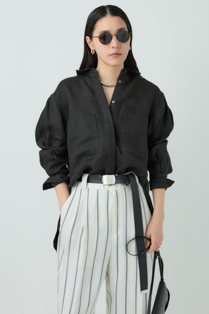 【カオス/Chaos】のマルタシャツ 人気、トレンドファッション・服の通販 founy(ファニー) 　ファッション　Fashion　レディースファッション　Fashion for Women　トップス・カットソー　Cut & Sew Tops　シャツ・ブラウス・オフィスカジュアル　Elegant Blouses & Button-Ups　ショート　Short, Short Length　スリーブ　Sleeve, Long Sleeve / Short Sleeve　フレンチ　French, French Style　メッシュ　Mesh, Net Fabric　リネン　Linen, Linen Fabric　ロング　Long, Long-Length　ワッフル　Waffle, Waffle Knit　吸水　Absorbent, Quick-Dry　夏　Summer　other-3|ID: prp329100004352227 ipo3291000000032850176