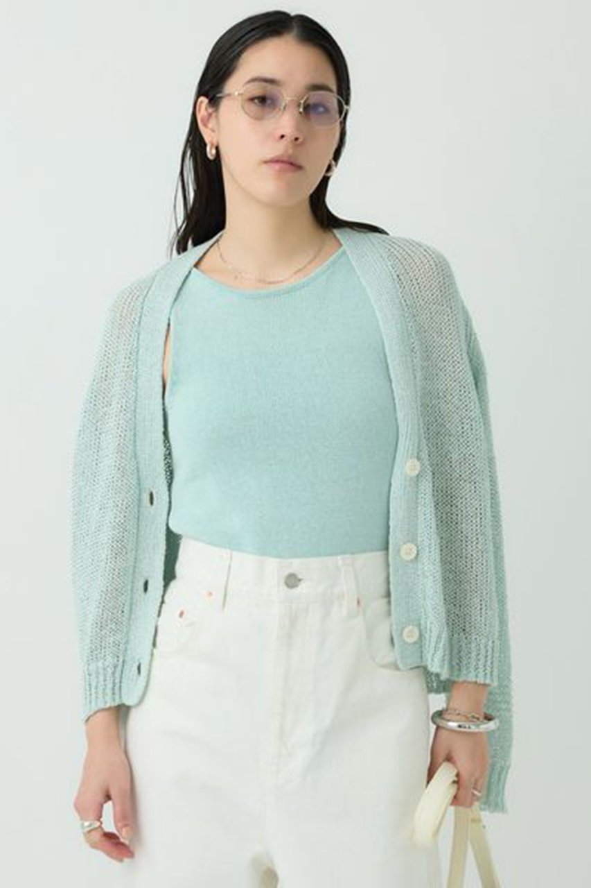 【カオス/Chaos】のピールコットンニットセット 人気、トレンドファッション・服の通販 founy(ファニー) 　ファッション　Fashion　レディースファッション　WOMEN　トップス・カットソー　Tops/Tshirt　ニット　Knit Tops　カーディガン　Cardigans　カーディガン　Cardigan　タンク　Tank　再入荷　Restock/Back In Stock/Re Arrival　夏　Summer　other-2|ID: prp329100004352228 ipo3291000000031350281