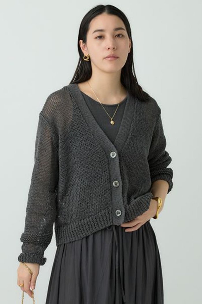 【カオス/Chaos】のピールコットンニットセット インテリア・キッズ・メンズ・レディースファッション・服の通販 founy(ファニー) https://founy.com/ ファッション Fashion レディースファッション Ladies' Fashion Online トップス・カットソー Tops/Tshirt ニット Knit Tops カーディガン Cardigans カーディガン Cardigan タンク Tank 再入荷 Restock/Back In Stock/Re Arrival 夏 Summer |ID: prp329100004352228 ipo3291000000032629291