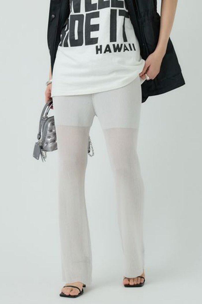 【カオス/Chaos】のベイリーリブパンツ インテリア・キッズ・メンズ・レディースファッション・服の通販 founy(ファニー) https://founy.com/ ファッション Fashion レディースファッション Fashion for Women パンツ Pants & Trousers シアー Sheer, See-Through ジャケット Jacket, Outerwear |ID: prp329100004352230 ipo3291000000032919879