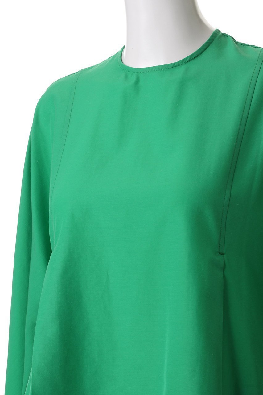 【ハウス オブ ロータス/HOUSE OF LOTUS】のポリエステルコットンローンブラウス 人気、トレンドファッション・服の通販 founy(ファニー) 　ファッション　Fashion　レディースファッション　Fashion for Women　トップス・カットソー　Cut & Sew Tops　シャツ・ブラウス・オフィスカジュアル　Elegant Blouses & Button-Ups　ギャザー　Gathered, Ruffled　スリーブ　Sleeve, Long Sleeve / Short Sleeve　タンブラー　Tumbler, Travel Mug　バランス　Balance, Style Balance　ロング　Long, Long-Length　エレガント 上品　Elegant　other-5|ID: prp329100004352231 ipo3291000000034952697