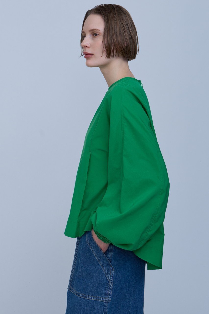 【ハウス オブ ロータス/HOUSE OF LOTUS】のポリエステルコットンローンブラウス 人気、トレンドファッション・服の通販 founy(ファニー) 　ファッション　Fashion　レディースファッション　Fashion for Women　トップス・カットソー　Cut & Sew Tops　シャツ・ブラウス・オフィスカジュアル　Elegant Blouses & Button-Ups　ギャザー　Gathered, Ruffled　スリーブ　Sleeve, Long Sleeve / Short Sleeve　タンブラー　Tumbler, Travel Mug　バランス　Balance, Style Balance　ロング　Long, Long-Length　エレガント 上品　Elegant　other-6|ID: prp329100004352231 ipo3291000000034952699