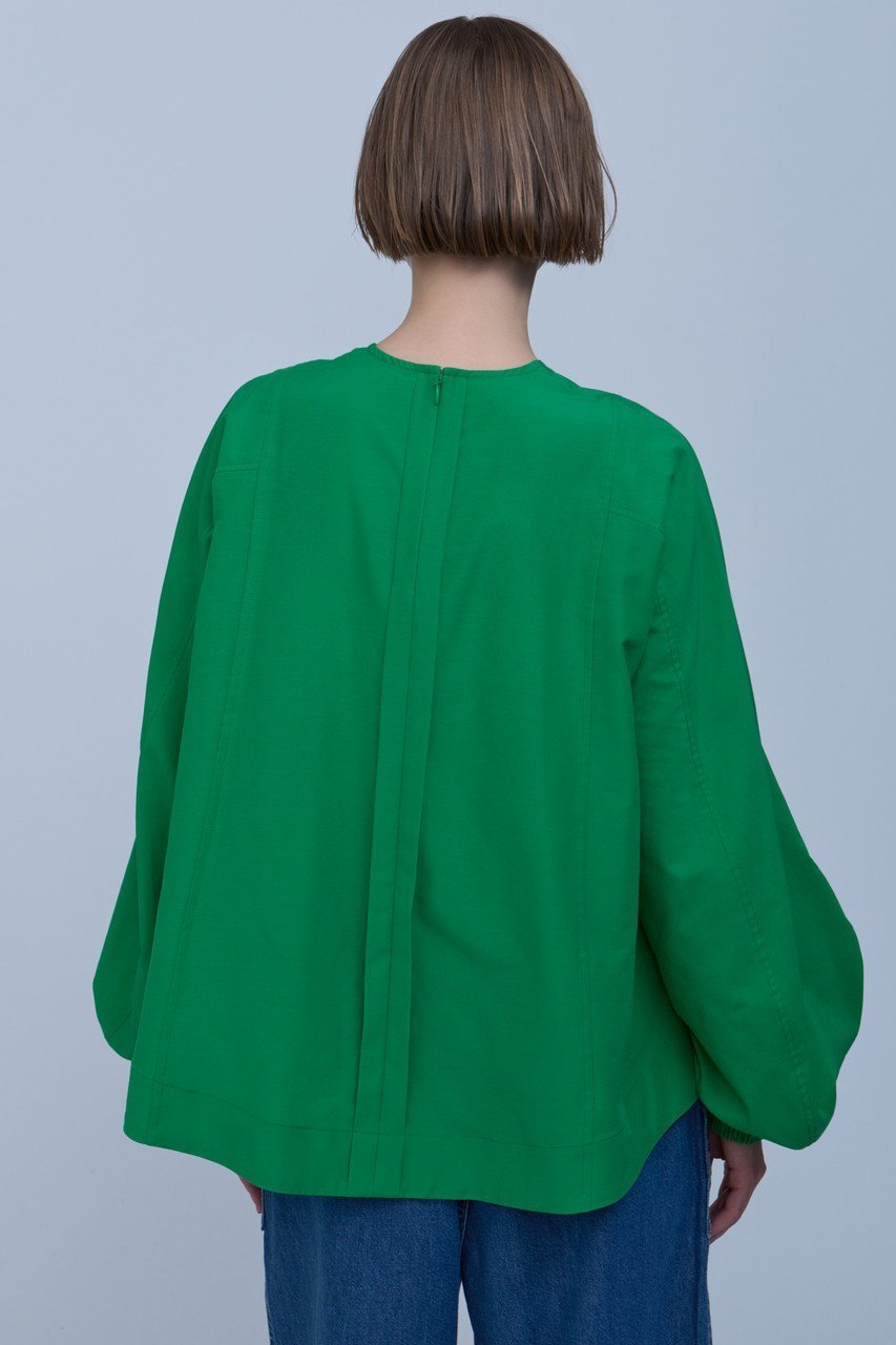 【ハウス オブ ロータス/HOUSE OF LOTUS】のポリエステルコットンローンブラウス 人気、トレンドファッション・服の通販 founy(ファニー) 　ファッション　Fashion　レディースファッション　Fashion for Women　トップス・カットソー　Cut & Sew Tops　シャツ・ブラウス・オフィスカジュアル　Elegant Blouses & Button-Ups　ギャザー　Gathered, Ruffled　スリーブ　Sleeve, Long Sleeve / Short Sleeve　タンブラー　Tumbler, Travel Mug　バランス　Balance, Style Balance　ロング　Long, Long-Length　エレガント 上品　Elegant　other-7|ID: prp329100004352231 ipo3291000000034952701