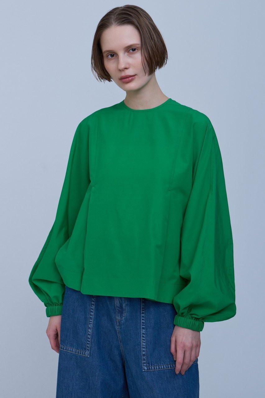 【ハウス オブ ロータス/HOUSE OF LOTUS】のポリエステルコットンローンブラウス 人気、トレンドファッション・服の通販 founy(ファニー) 　ファッション　Fashion　レディースファッション　Fashion for Women　トップス・カットソー　Cut & Sew Tops　シャツ・ブラウス・オフィスカジュアル　Elegant Blouses & Button-Ups　ギャザー　Gathered, Ruffled　スリーブ　Sleeve, Long Sleeve / Short Sleeve　タンブラー　Tumbler, Travel Mug　バランス　Balance, Style Balance　ロング　Long, Long-Length　エレガント 上品　Elegant　other-8|ID: prp329100004352231 ipo3291000000034952703