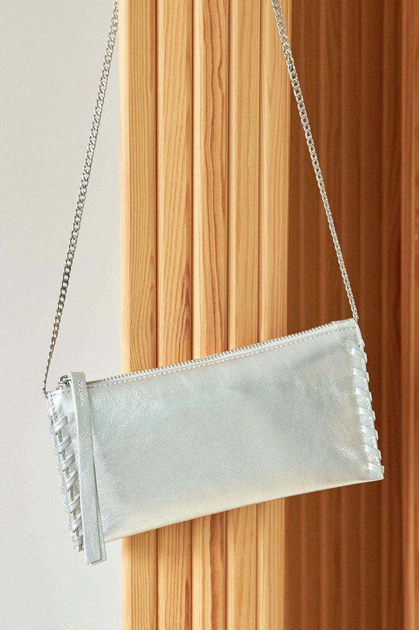 【ウィムガゼット/Whim Gazette】の【Hoaw.】ウォレット2WAY BAG インテリア・キッズ・メンズ・レディースファッション・服の通販 founy(ファニー) 　ファッション　Fashion　レディースファッション　Fashion for Women　バッグ　Bags　アクセサリー　Fashion Accessories　ウォレット　Wallet　シューズ　Shoes, Footwear　ショルダー　Shoulder, Shoulder Strap　シルバー　Silver, Metallic Silver　シンプル　Simple, Minimal　チェーン　Chain, Chain Strap　トリミング　Trimming, Decorative Edge　なめらか　Smooth, Silky Texture　ハンド　Hand, Handmade　フラット　Flat, Flat Shoes　ベーシック　Basic, Essential　おすすめ　Recommended / Our Picks　エレガント 上品　Elegant　シルバー|ID: prp329100004352234 ipo3291000000032783571