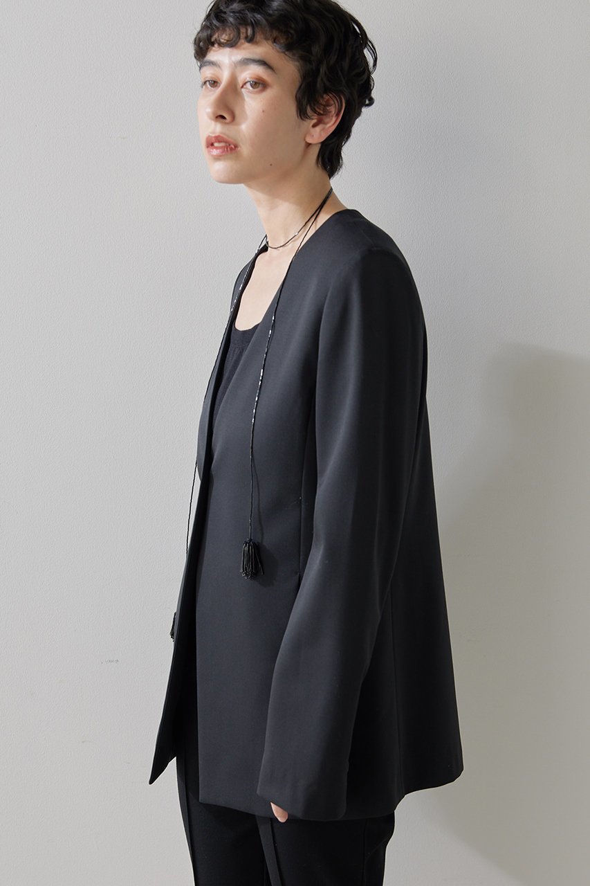 【ウィムガゼット/Whim Gazette】のノーカラージャケット 人気、トレンドファッション・服の通販 founy(ファニー) 　ファッション　Fashion　レディースファッション　Fashion for Women　アウター　Coat / Outerwear Collection　レディースジャケット・軽アウター　Jackets　ノーカラージャケット / シンプル上品コーデ　Collarless Jackets　おすすめ　Recommended / Our Picks　シンプル　Simple, Minimal　ジャケット　Jacket, Outerwear　スタイリッシュ　Stylish, Fashionable　ダウン　Down, Puffer　デニム　Denim, Jeans Material　レース　Lace, Lace Fabric　other-3|ID: prp329100004352238 ipo3291000000032958249