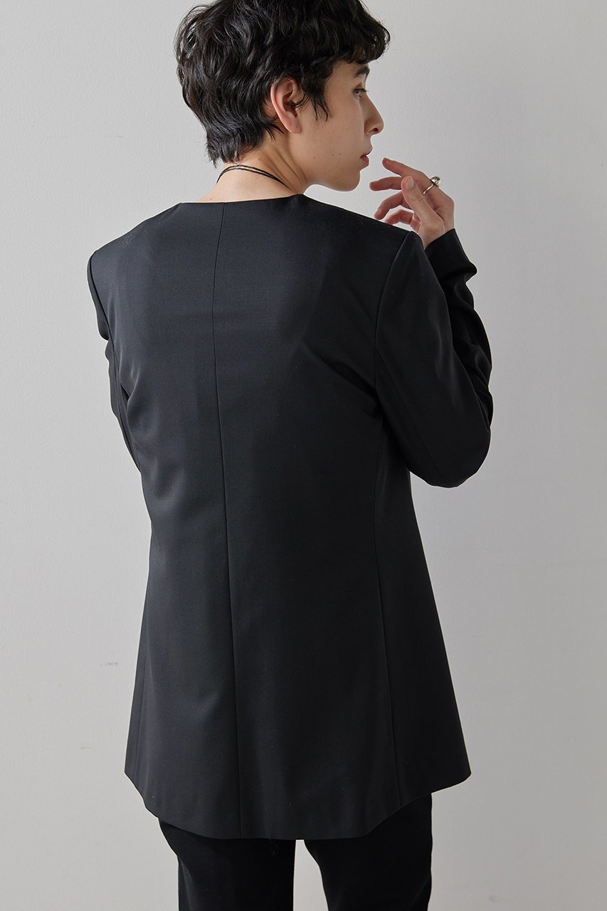 【ウィムガゼット/Whim Gazette】のノーカラージャケット 人気、トレンドファッション・服の通販 founy(ファニー) 　ファッション　Fashion　レディースファッション　Fashion for Women　アウター　Coat / Outerwear Collection　レディースジャケット・軽アウター　Jackets　ノーカラージャケット / シンプル上品コーデ　Collarless Jackets　おすすめ　Recommended / Our Picks　シンプル　Simple, Minimal　ジャケット　Jacket, Outerwear　スタイリッシュ　Stylish, Fashionable　ダウン　Down, Puffer　デニム　Denim, Jeans Material　レース　Lace, Lace Fabric　other-4|ID: prp329100004352238 ipo3291000000032958253