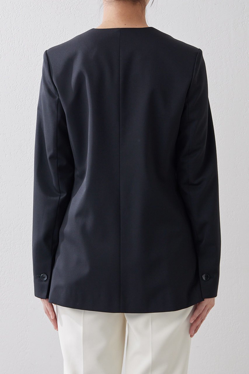 【ウィムガゼット/Whim Gazette】のノーカラージャケット 人気、トレンドファッション・服の通販 founy(ファニー) 　ファッション　Fashion　レディースファッション　Fashion for Women　アウター　Coat / Outerwear Collection　レディースジャケット・軽アウター　Jackets　ノーカラージャケット / シンプル上品コーデ　Collarless Jackets　おすすめ　Recommended / Our Picks　シンプル　Simple, Minimal　ジャケット　Jacket, Outerwear　スタイリッシュ　Stylish, Fashionable　ダウン　Down, Puffer　デニム　Denim, Jeans Material　レース　Lace, Lace Fabric　other-8|ID: prp329100004352238 ipo3291000000032958272