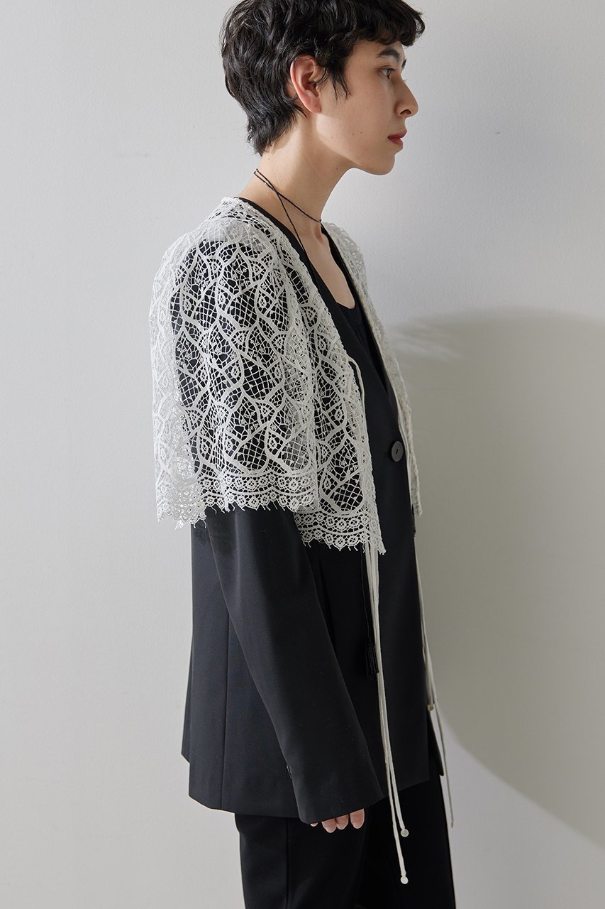 【ウィムガゼット/Whim Gazette】のレースボレロ 人気、トレンドファッション・服の通販 founy(ファニー) 　ファッション　Fashion　レディースファッション　WOMEN　トップス・カットソー　Tops/Tshirt　カーディガン　Cardigans　シャツ/ブラウス　Shirts/Blouses　ロング / Tシャツ　T-Shirts　カットソー　Cut and Sewn　おすすめ　Recommend　オーガンジー　Organdy　カーディガン　Cardigan　ジャケット　Jacket　フォルム　Form　フロント　Front　ボレロ　Bolero　レース　Race　ヴィンテージ　Vintage　other-5|ID: prp329100004352239 ipo3291000000031350399