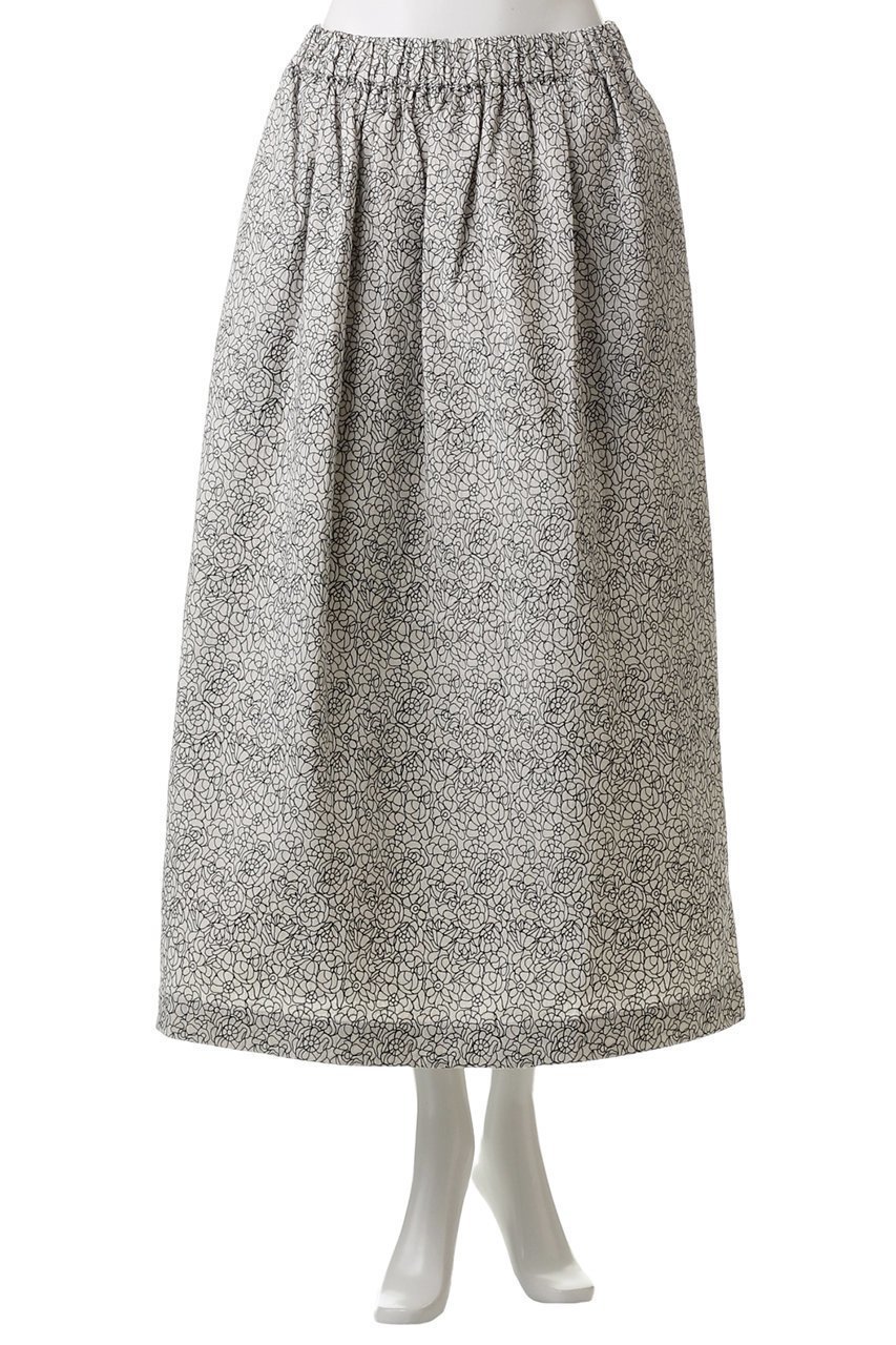 【プレインピープル/PLAIN PEOPLE】の【Mii】別注スカート MANTOU EMBROIDERED 人気、トレンドファッション・服の通販 founy(ファニー) 　ファッション　Fashion　レディースファッション　Fashion for Women　スカート　Skirts　ロングスカート　Long Skirts / Maxi & Midi Skirts　おすすめ　Recommended / Our Picks　インド　Indian Textile　ジャケット　Jacket, Outerwear　セットアップ　Set-Up, Coordinated Outfit　フラワー　Flower, Floral　フランス　France, French　フレア　Flare, Flared　プリント　Print, Printed Pattern　ロング　Long, Long-Length　再入荷　Restock / Back in Stock　別注　Limited Edition, Custom Order　夏　Summer　春　Spring　S/S・春夏　SS, Spring/Summer, Warm Season　other-2|ID: prp329100004352245 ipo3291000000032706348