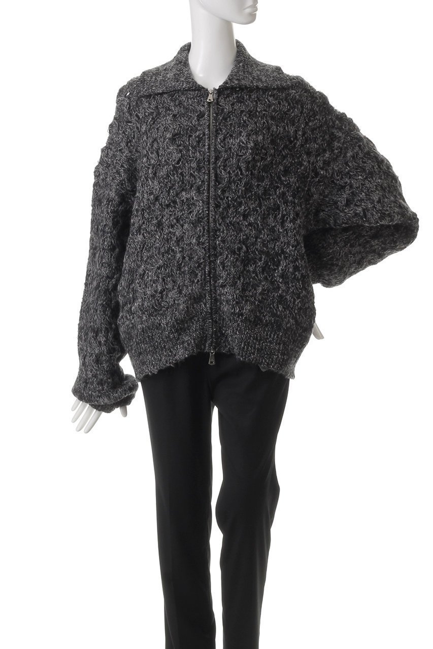 【メゾンスペシャル/MAISON SPECIAL】の【UNISEX】モヘアプレーティングケーブルニットジップブルゾン 人気、トレンドファッション・服の通販 founy(ファニー) 　ファッション　Fashion　レディースファッション　Fashion for Women　アウター　Coat / Outerwear Collection　レディースジャケット・軽アウター　Jackets　ブルゾンジャケット・スポーティアウター　Blouson Jackets　ユニセックス　Unisex, Genderless　ジップアップ　Zip-Up, Full Zip　ジャケット　Jacket, Outerwear　ブルゾン　Blouson, Bomber Jacket　リラックス　Relax, Relaxed Fit　other-2|ID: prp329100004352251 ipo3291000000032920937