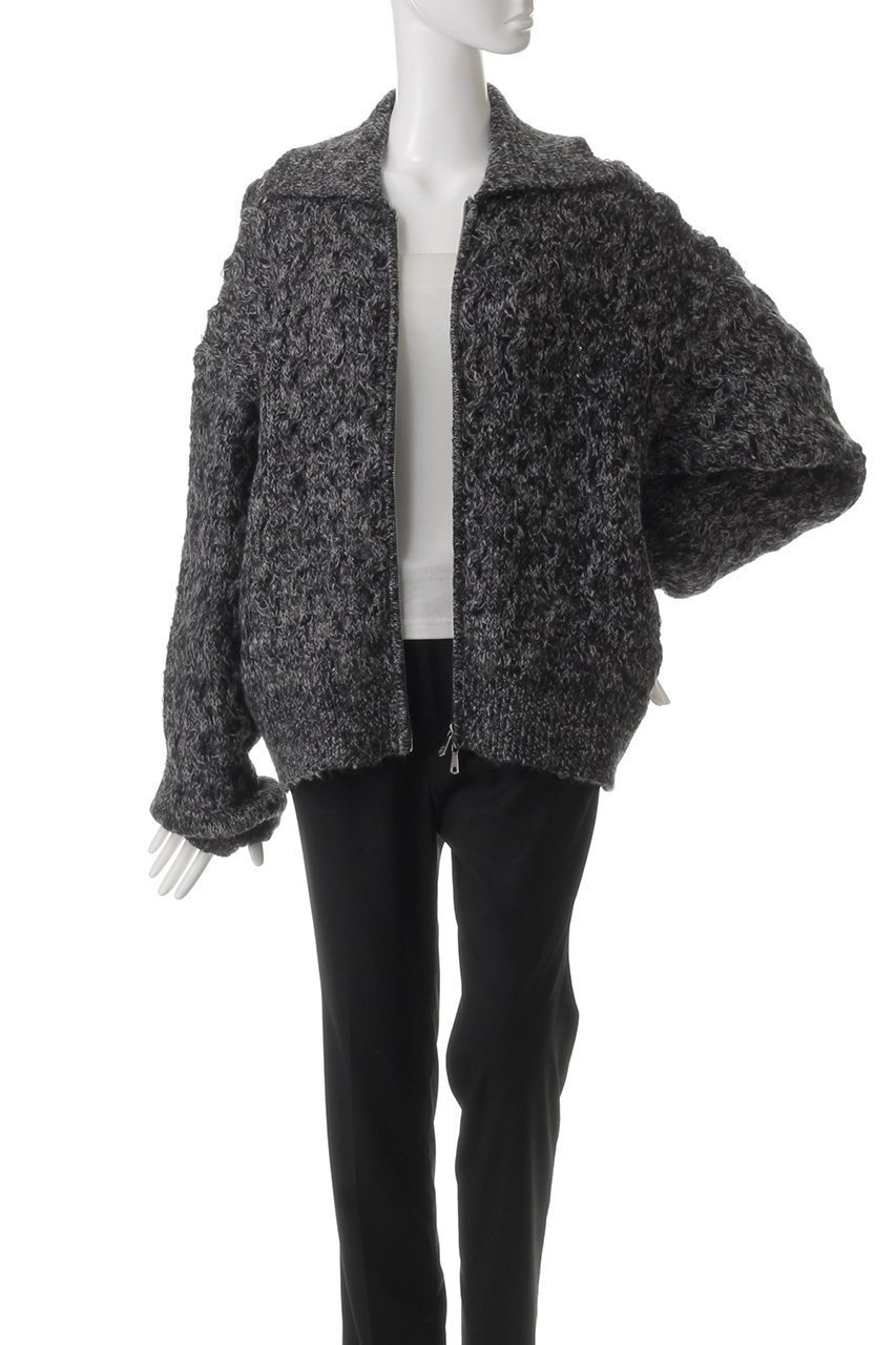 【メゾンスペシャル/MAISON SPECIAL】の【UNISEX】モヘアプレーティングケーブルニットジップブルゾン 人気、トレンドファッション・服の通販 founy(ファニー) 　ファッション　Fashion　レディースファッション　Fashion for Women　アウター　Coat / Outerwear Collection　レディースジャケット・軽アウター　Jackets　ブルゾンジャケット・スポーティアウター　Blouson Jackets　ユニセックス　Unisex, Genderless　ジップアップ　Zip-Up, Full Zip　ジャケット　Jacket, Outerwear　ブルゾン　Blouson, Bomber Jacket　リラックス　Relax, Relaxed Fit　other-7|ID: prp329100004352251 ipo3291000000032920987