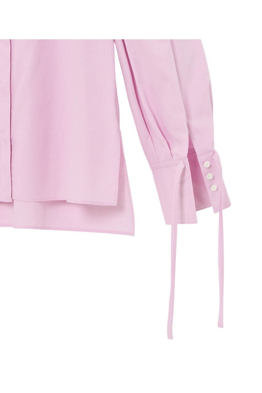 【アナイ/ANAYI】のコットンブロードリボンカフス ブラウス 人気、トレンドファッション・服の通販 founy(ファニー) 　ファッション　Fashion　レディースファッション　Fashion for Women　トップス・カットソー　Cut & Sew Tops　シャツ・ブラウス・オフィスカジュアル　Elegant Blouses & Button-Ups　なめらか　Smooth, Silky Texture　カフス　Cuff Design　シャンブレー　Chambray, Denim-Like Fabric　シンプル　Simple, Minimal　スリーブ　Sleeve, Long Sleeve / Short Sleeve　バランス　Balance, Style Balance　ブロード　Broadcloth, Fine Cotton　リボン　Ribbon, Bow　ロング　Long, Long-Length　エレガント 上品　Elegant　other-5|ID: prp329100004352256 ipo3291000000035846886