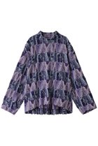 【メゾンスペシャル/MAISON SPECIAL】の【UNISEX】プライムオーバージオメトリックバックカットJQモックネックL/S BLU(ブルー)|ID: prp329100004352259 ipo3291000000032883976